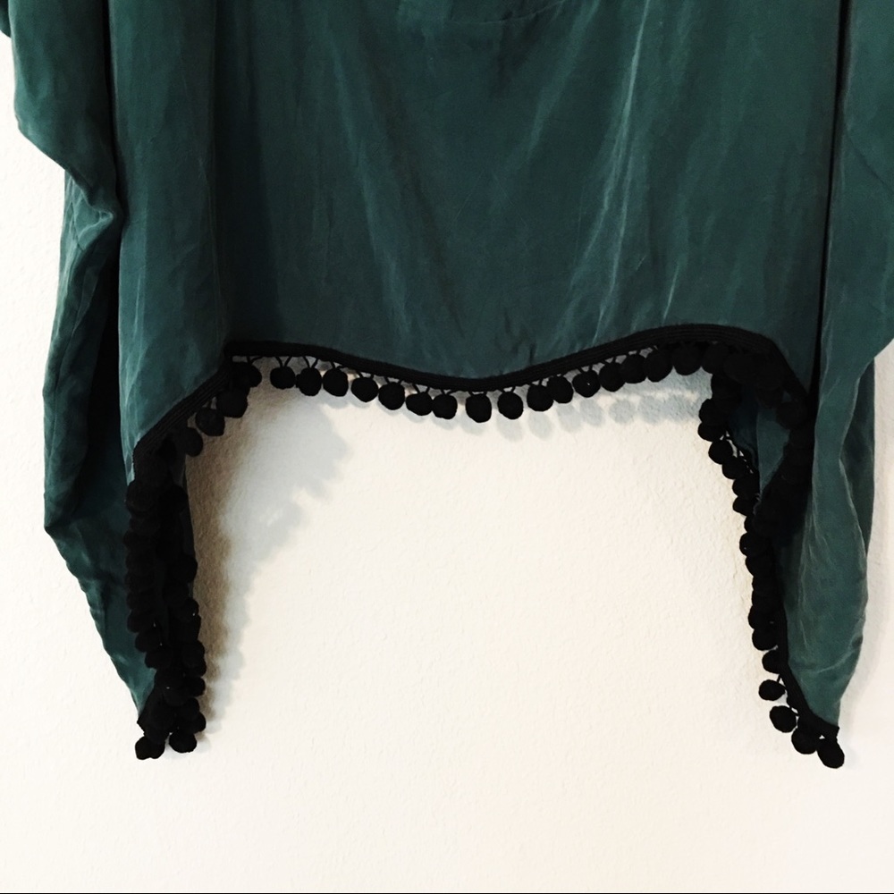 For Love & Lemons Caliente Cape Pom Pom Hemline XS - Picture 6 of 7